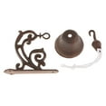 thumbnail image 6 of Outdoor Dinner Bells Vintage Iron Bracket Mounts Bell indoor and outdoor Wall Mounted s , as described+as described, D D, 6 of 8
