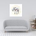 thumbnail image 2 of Éléphant sur Motif mandalas - Toile 24"x24 Pouces - Impression sur Demande, 2 of 5