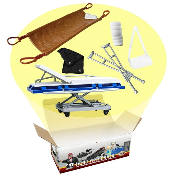 Stretcher Match Accessory Set for WWE & AEW Wrestling Action Figures