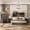 Gray + MDF + 4 Piece Set + American Traditional, variant on 4PCS Bedroom Sets, Wooden Queen Size Bed Frame with Storage Headboard and Charging Station, 2 Nightstands with 2 Drawers, 1 Dresser with 5 Drawers, Walnut