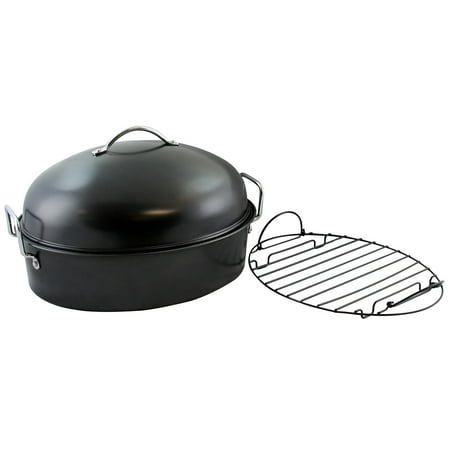 Gibson Home Kenmar High Dome Oval Roaster Black (90008.01) 935101012M
