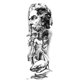 thumbnail image 1 of Kit de pegatinas de arte de figuras de tatuaje a prueba de agua 3D para mujeres y hombres (Zeus God) Likrtyny  Libre de BPA, 1 of 9