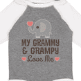 thumbnail image 4 of Inktastic My Grammy and Grampy Love Me Boys or Girls Long Sleeve Baby Bodysuit, 4 of 5