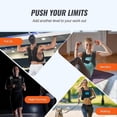 thumbnail image 2 of Weighted Vest, 12 lbs Weight Vest, Stripe, Reflective Adjustable Buckle Body Weight Vest, 2 of 5