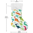 thumbnail image 2 of SKYSONIC Christmas Stockings 1PCS,Cute Dinosaur Big Xmas Stockings Gift Decorations and Party Supplies,Used for Fireplace Decoration Socks Christmas Tree Decoration, 2 of 7