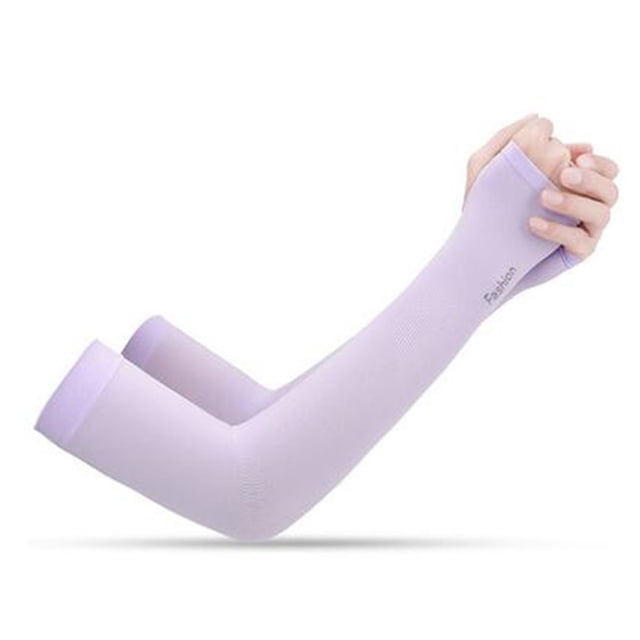 Protection UV Couverture de Bras de Refroidissement pour les Femmes et les Hommes, Couverture de Manches de Soleil avec Trou pour le Pouce pour le Vélo, la Conduite, la Pêche, le Golf, Couverture de Bras de Refroidissement Randonnée pour les Femmes et les Hommes