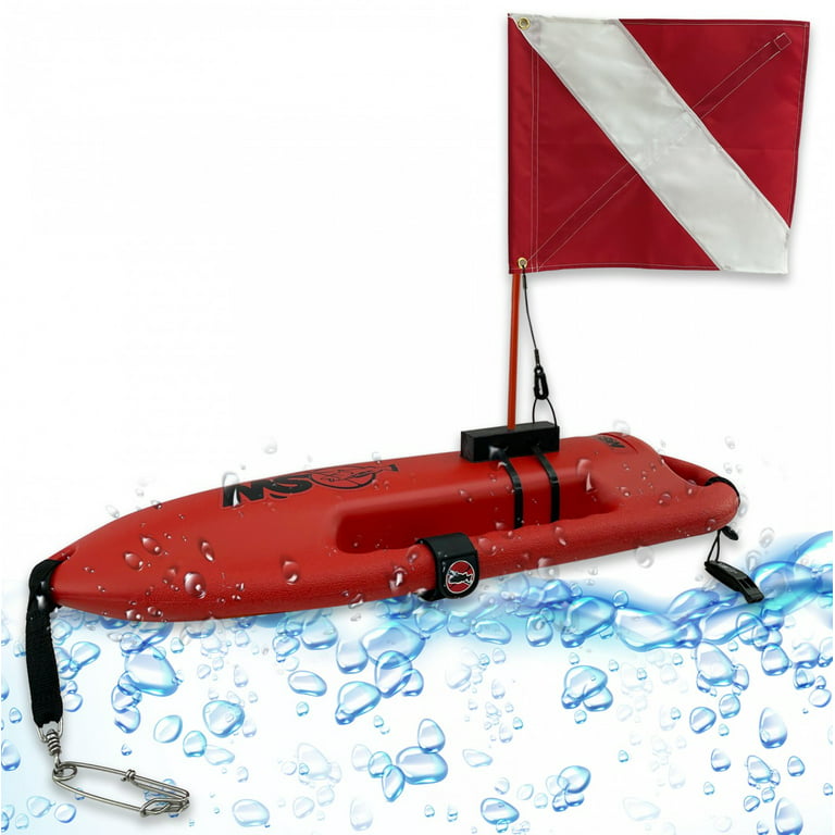 Spearfishing World Compact Lifeguard Float/Rescue Can Buoy 28 Long for Spearfishing and Scuba