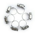 thumbnail image 4 of U.S. Solid 1/2 in Barb x 1/2 in Barb Brass Hose Barbed Fitting with 6 Clamps Pack of 3, 4 of 11