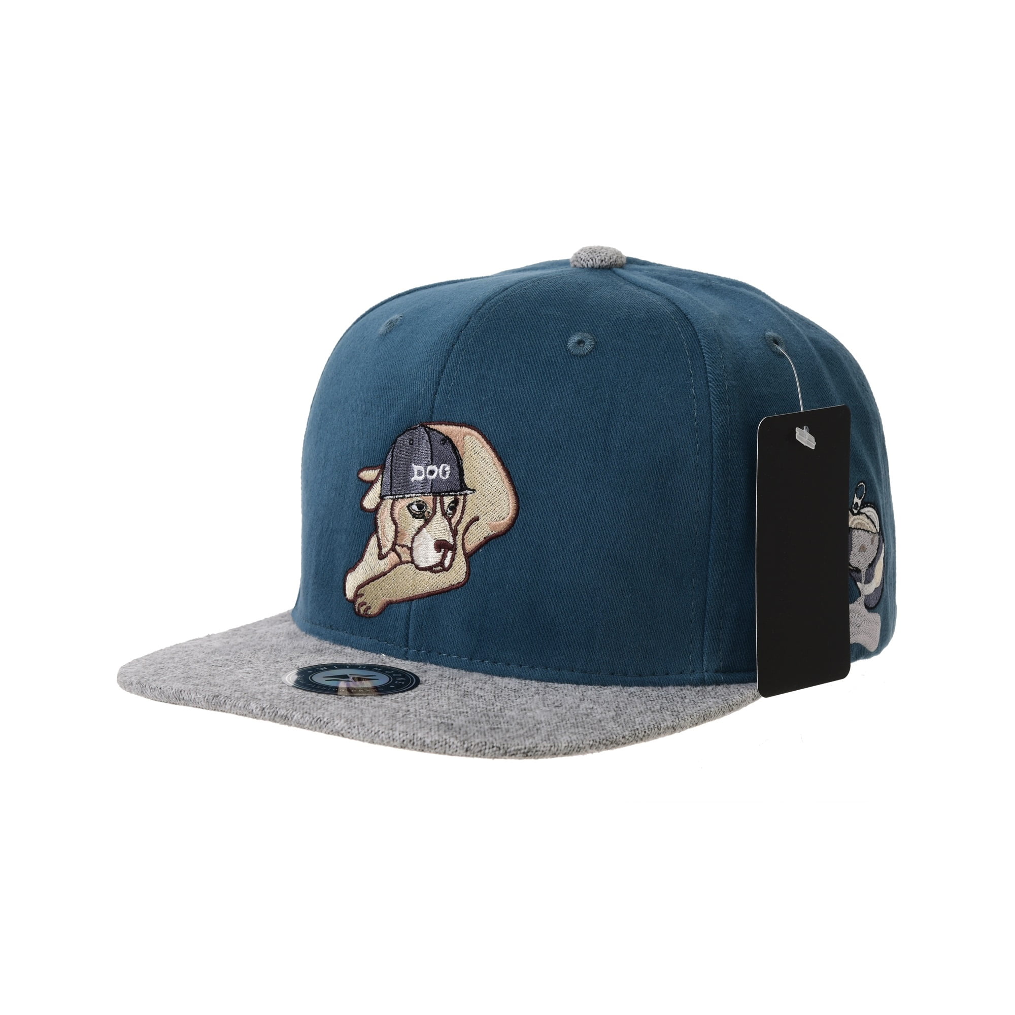 flat brim baseball cap