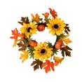 thumbnail image 1 of AMLESO Halloween Front Door Wreath Ornament Lifelike Multifunctional Fall Autumn Wreath, 1 of 8