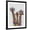 Black Frame, variant on Art.com Rainbow Splash Giraffe Trio Art Print by Fab Funky, 12" x 16"