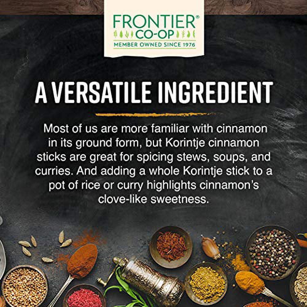 Frontier Co-op 219 Korintje Cinnamon Sticks, 6" 1 lb