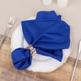 thumbnail image 2 of Balsa Circle 5 Royal Blue Premium 20x20 in Scuba Polyester Dinner Table Cloth Napkins Party Events Decorations Supplies, 2 of 8