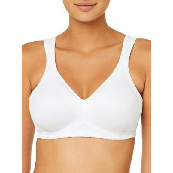 Playtex 18 Hour Women's Side & Back Smoothing with Cool Comfort Wirefree Bra, Style 4049