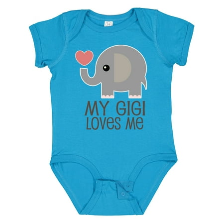 

Inktastic My Gigi Loves Me Grandchild Gift Baby Boy or Baby Girl Bodysuit