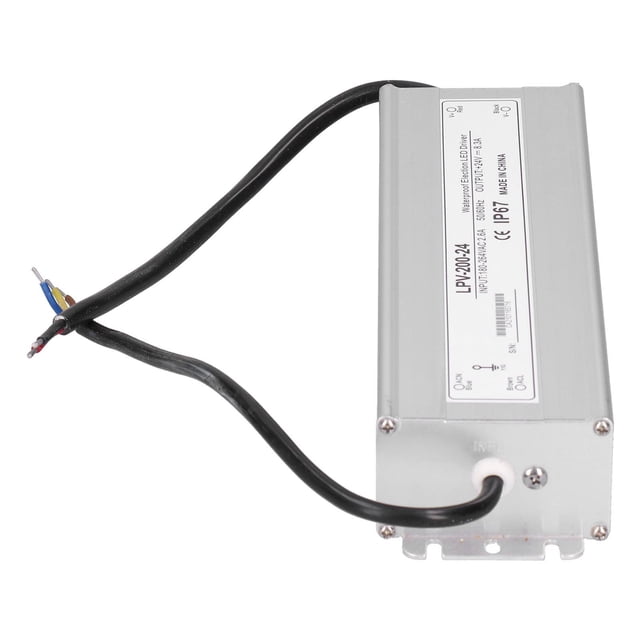 Electronic LED Driver, DC24V 200W LED Driver IP67 Waterproof For Textile For Automobile For Lighting For Industrial Control For Instrumentation
