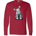 thumbnail image 3 of Inktastic Curious Rhinos Long Sleeve T-Shirt, 3 of 5