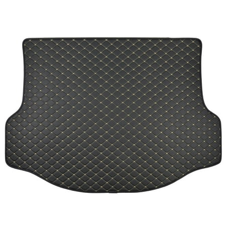 Toyota 4runner Custom Mats - Motor Trend Leatherette Trunk Custom Fit Mat Cargo Liner - Luxury Padded PU Leather - For Toyota RAV4 2015 -2016