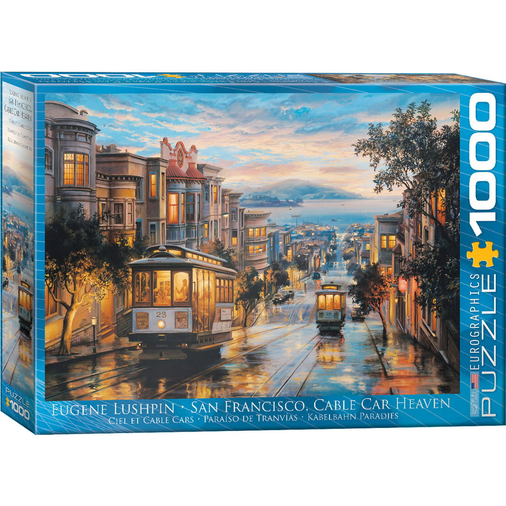 San Francisco, Cable Car Heaven by Eugene Lushpin 1000-Piece Puzzle