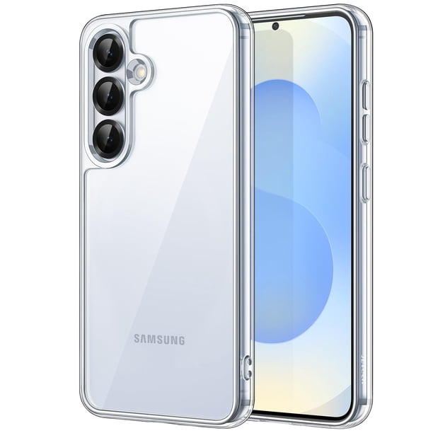 Funda de teléfono JeTech para Samsung Galaxy S25 5G a prueba de golpes, transparente