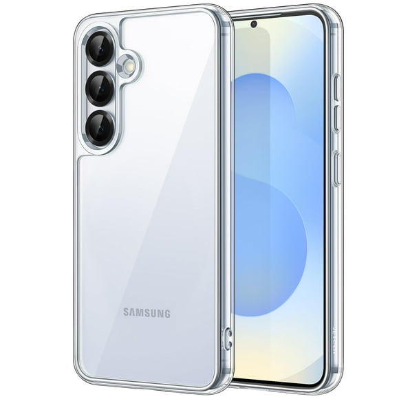 Funda de teléfono JeTech para Samsung Galaxy S25 5G a prueba de golpes, transparente