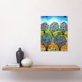 thumbnail image 2 of Apple Orchard Trees Ready For Harvest Folk Art Landscape Watercolour Painting Unframed Wall Art Print Poster Home Decor Premium, 2 of 4