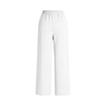 thumbnail image 5 of AUNVITO Women's Wide Leg Pants with Double Pockets Loose Fit Casual and Comfortable for Home Fitness, 5 of 7