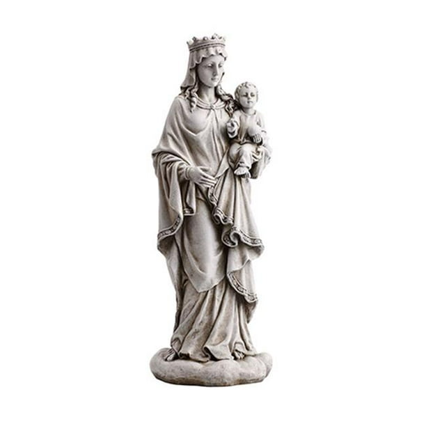 CB Catholic WC791 18.5 in. Mary Queen of Heaven with Child Garden CB Catholic WC791 18.5 in. Mary Queen of Heaven with Child Garden