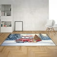 thumbnail image 2 of Santa is Coming Australian Cattle Dog Merry Christmas Xmas Noel Truck Tree Indoor Rug Heeler Lover Gifts Carpet Living Bed Room Sofa Home Decor - 02023, 2 of 5