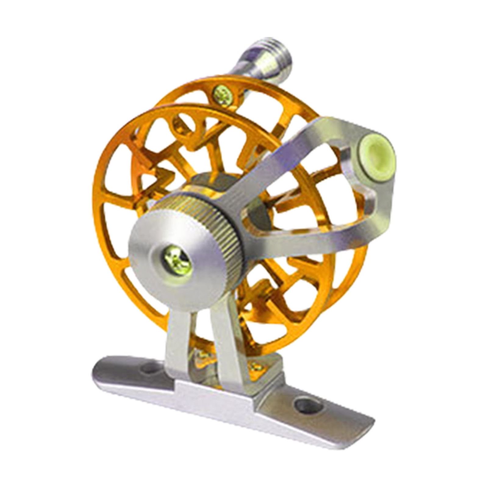 Fishing Wheel Fly Reels Fishing Tackle Winter Ice Fishing Reels Heavy Duty Aluminum Reels for Trout Pike