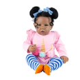 thumbnail image 1 of Muñeca Reborn Rebornova, negra, afroamericana, 51 cm, 1 of 7