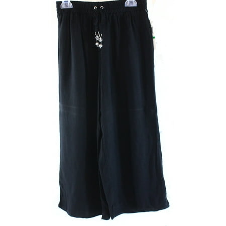 My Michelle NEW Black Girl's Size XL Elastic-Waist Drawstritng Loose Pants
