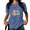 1-Blue, variant on UNISHE Book Girl Summer Graphic Tee - Beach Vacation Style