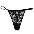 thumbnail image 1 of JEZEBEL String en Dentelle 3805P pour Femmes Noir ( m ), 1 of 1