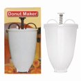 thumbnail image 4 of Machine Manuelle à Beignets à une Main, Machine à Beignets en Plastique, Moule pour Biscuits et Beignets, Déposeur de Beignets, Distributeur de Gaufres (1 Pce, Blanc), 4 of 4