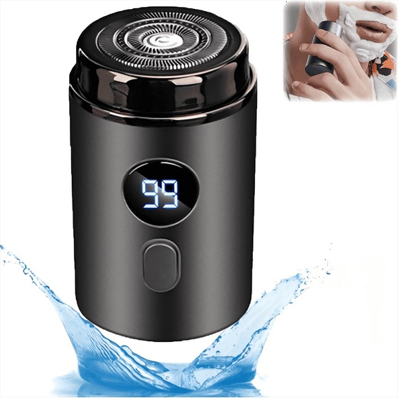 Enspiracle Mini Shaver, Unisex Mini Portable Electric Shaver, Sopani Mini Shaver, Sopani Shaver, Shaver, Razor, USB Rechargeable Waterproof Electric Razor (Sky grey)