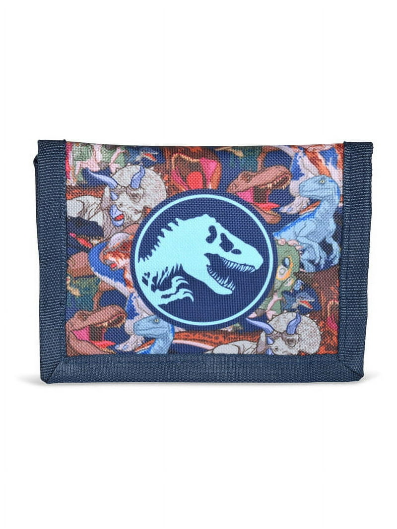 ★TOUT Y EST★ Dino Dino Film Wallet RXACX24113BKX Jurassic Park Boy's Dinosaur Sunglasses and Tri-Fold Wallet