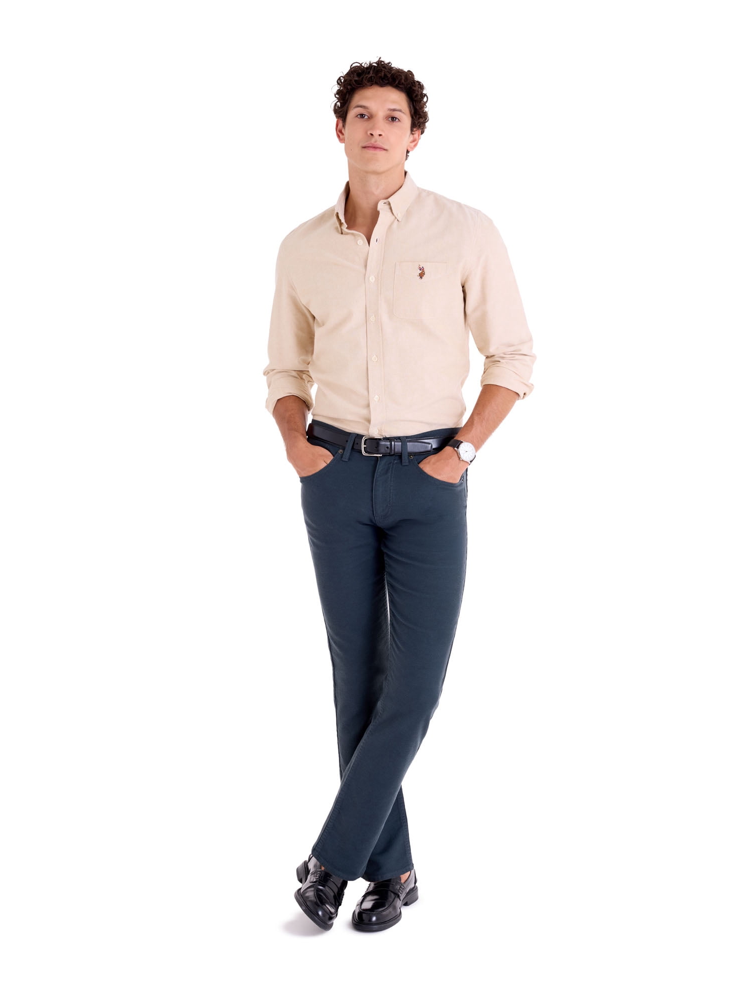 U.S. Polo Assn. Men's Slim Straight Knit 5-Pocket Pants