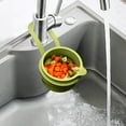 thumbnail image 7 of HomeDM Faucet Hanging Filter Basket, Kitchen Sink Drain Strainer Basket, Multifunction Kitchen Sink Food Catcher Basket, Plastic Food Waste Filter and Vegetables Fruits Clean, 7 of 7