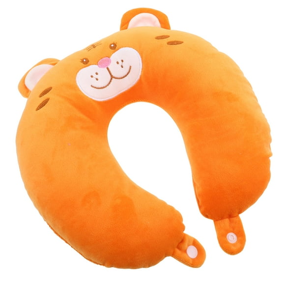 unbranded Car Neck Pillow Student Travel 32.00X27.00X9.00CM Orange