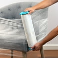 thumbnail image 2 of Pen+Gear Easy Roll Stretch Wrap, 15 in x 750 ft, Easy Unwind, Clear, 1 Roll, 2 of 10
