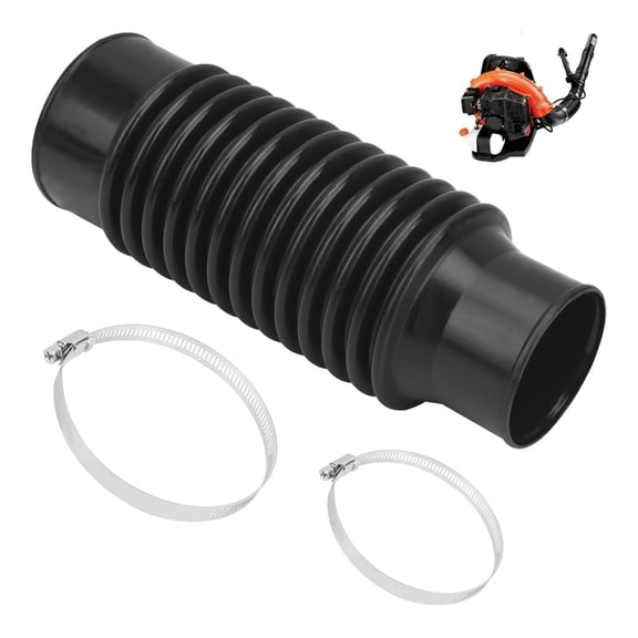 PatungKu Black Plastic Flexible Blower Tube And Clamps Set Replacements For PB 580H And Other Models Ensuring Optimal Equipment Performances And Airflows