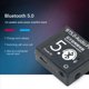 thumbnail image 2 of 2X BT5.0 Placa Receptora MP3 Decodificador Bluetooth Altavoz de Coche Sin PéRdidas Placa de Amplificador de Audio con Estuche 3.7V-5V, 2 of 5