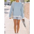 thumbnail image 6 of Womens Oversized Crewneck Sweatshirt - Teacher Outfits Fall Long Sleeve Top, 6 of 12