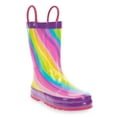 thumbnail image 7 of Western Chief Toddler and Little Kids Waterproof Rainbow Rain Boots with Soft Lining Removable EVA Insole and Pull On Loops, 11/12, 7 of 7