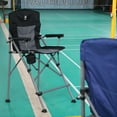 thumbnail image 5 of EVER ADVANCED Tall Camping Directors Chair 31" Seat Height for Adults, with Footrest and Carry Bag, Black, 5 of 9