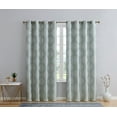 thumbnail image 2 of THD Sophia 100% Complete Blackout Privacy Energy Efficient Grommet Window Treatment Curtains - Pair, 2 of 7