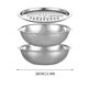 thumbnail image 2 of Utensilios de cocina, cuenco multifuncional de acero inoxidable 4 en 1 para triturar y escurrir verduras, con colador y cesta de drenaje para alguicidas., 2 of 2