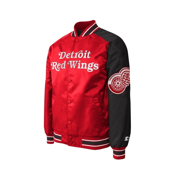 STARTER Hombres Detroit Red Wings Chaqueta drw L