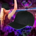 thumbnail image 6 of CxhicLuv LED Hat, Light Cap, 22×11×5.9 Inch Flash Baseball Cap, Party Accessory Supplies, Festive Glow & Shade, Performers, Rave Enthusiasts, Black, 6 of 6